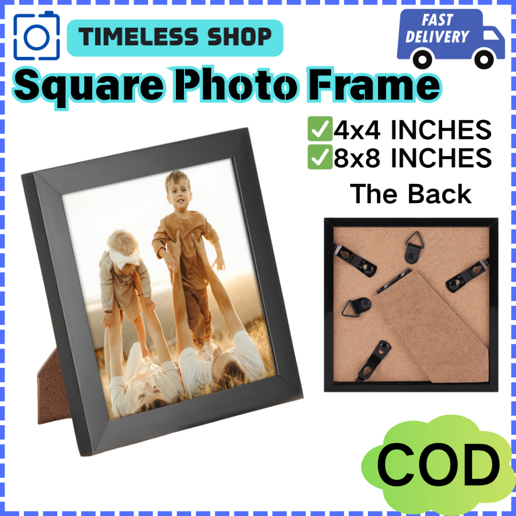 Square Photo Frame 4x4 8x8 Inches Picture Frame Wall Decor Minimalist ...