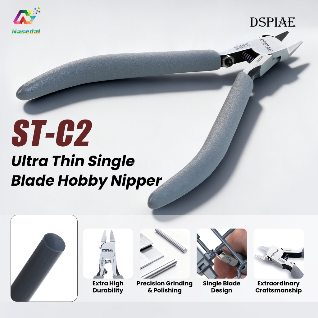 DSPIAE ST-C2 Ultra Thin Single Blade Nipper Model Assembly Making Tool ...
