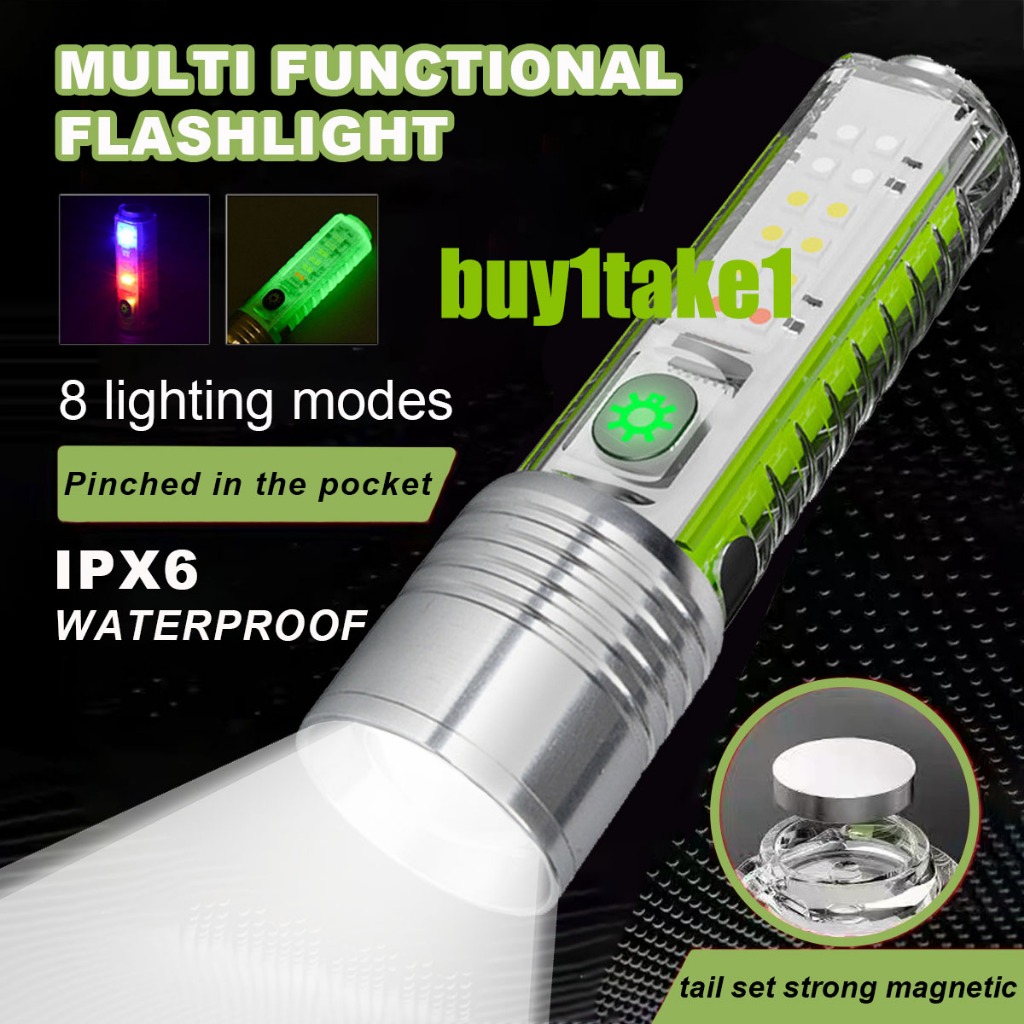 New Super Bright flash light buy 1 take 1 Lightweight New style ...