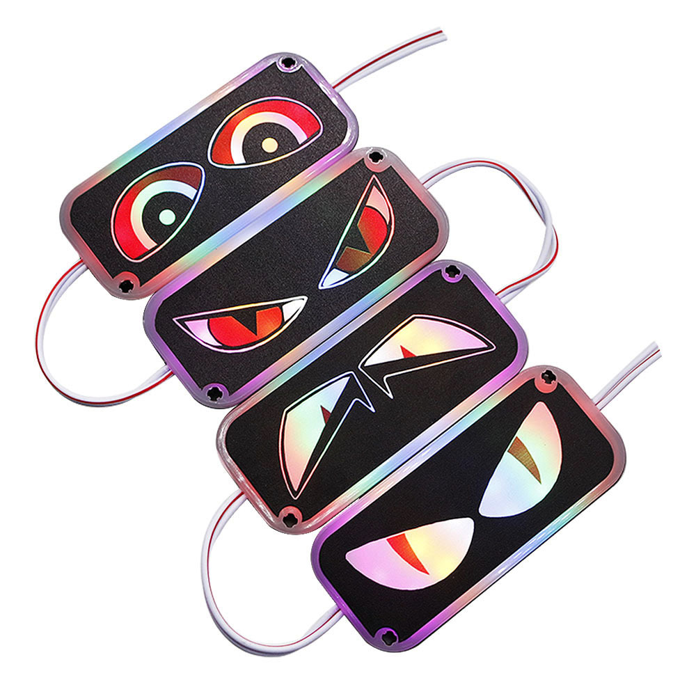 1pcs RGB Auto motorcycle Led Module Short-Style Demon Eye Strobe ...