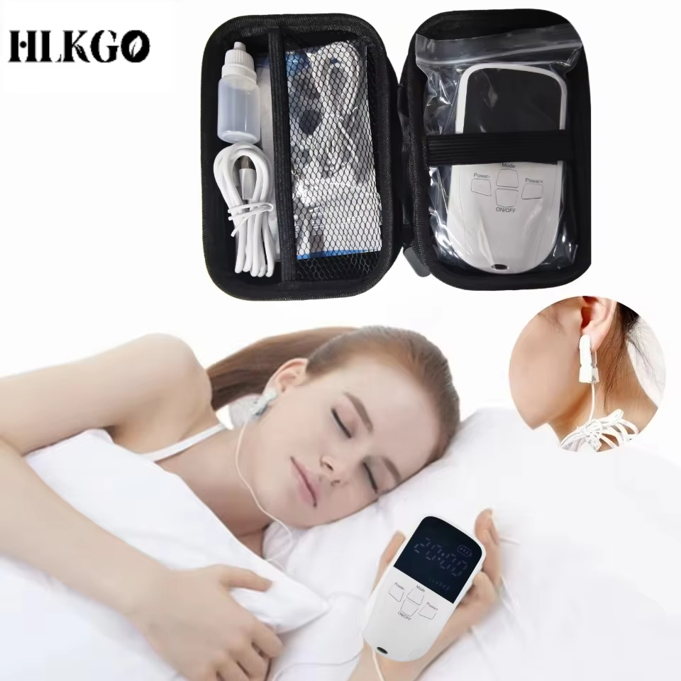 Microcurrent vagus nerve stimulation clip ear CES Therapy Pulse Sleep ...