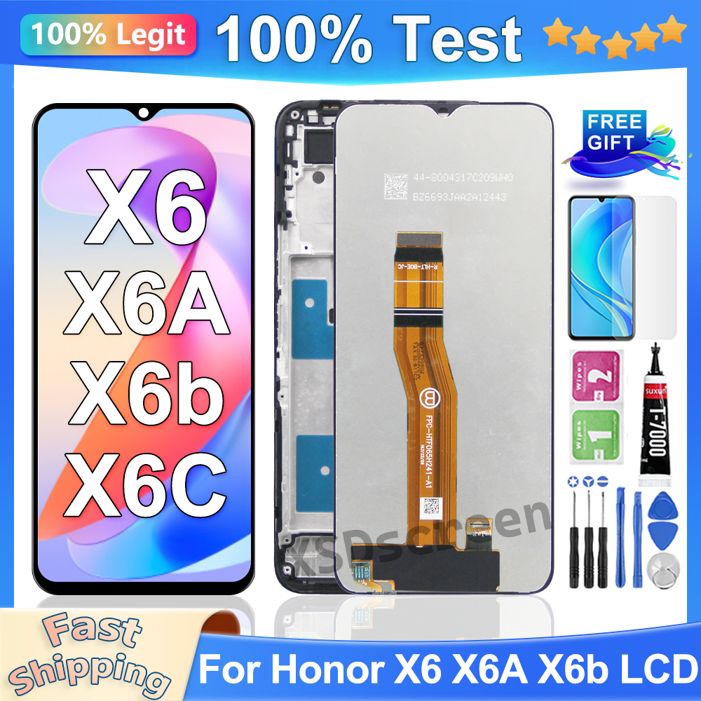 For Honor X6 X6A X6B X6C LCD Display Touch Screen VNE-LX1 WDY-LX1 ...