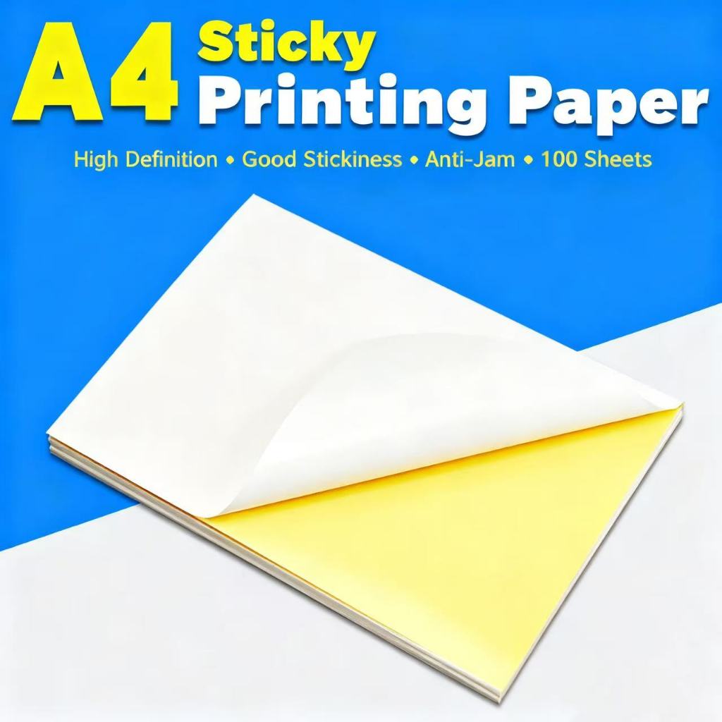 A4 Size Matte Printable Inject Sticker Paper Glossy Sticker Paper ...