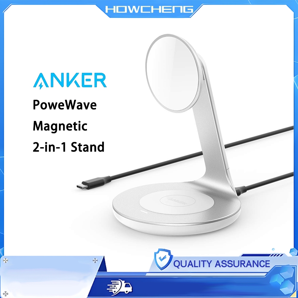 Anker Magnetic 2-in-1 Wireless Stand 4ft USB-C Cable Included Phone12 ...