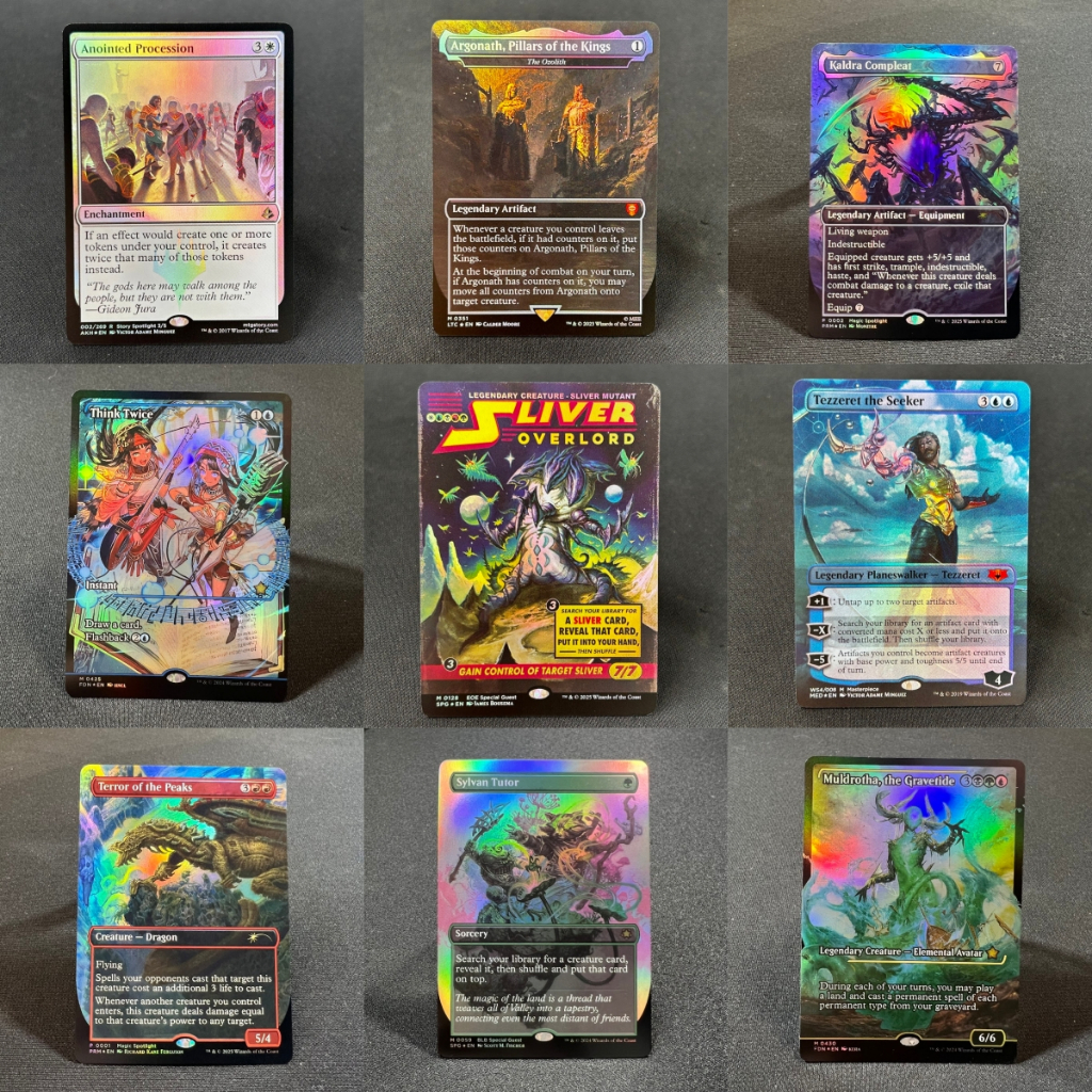 TCG/EDH Game Test Cards - Holographic Foil Series One Test Cards - High ...