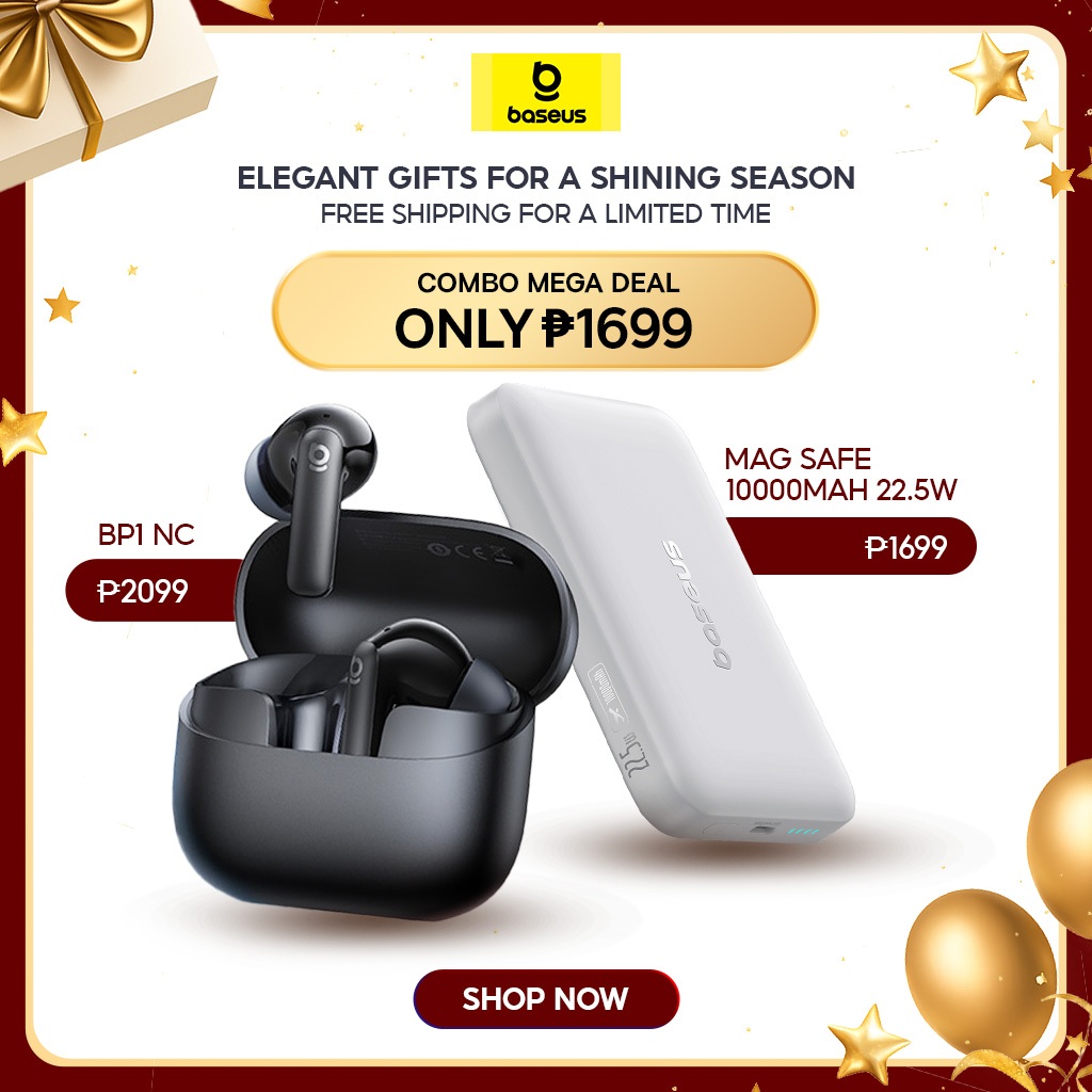 [CHRISTMAS GIFT] Baseus BP1 Noise Cancelling Earphones+Magnetic ...