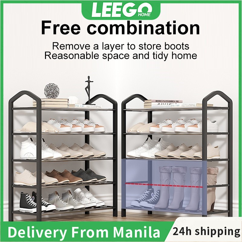 Five-layer 80CM wide shoe rack, assembled shoe rack, simple shoe rack ...