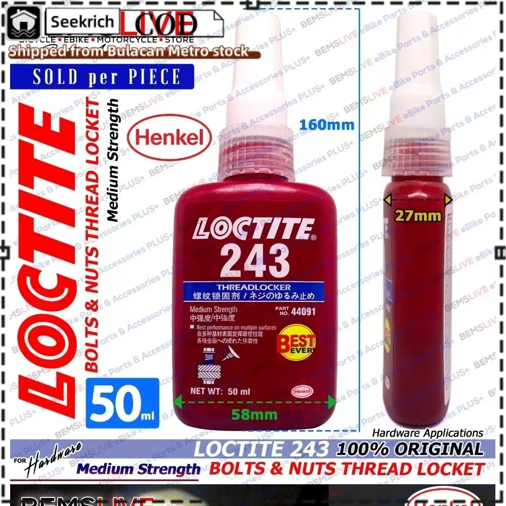 50ml Threadlocker/Metal Glue Strong Original/Screw Seal Glue ...