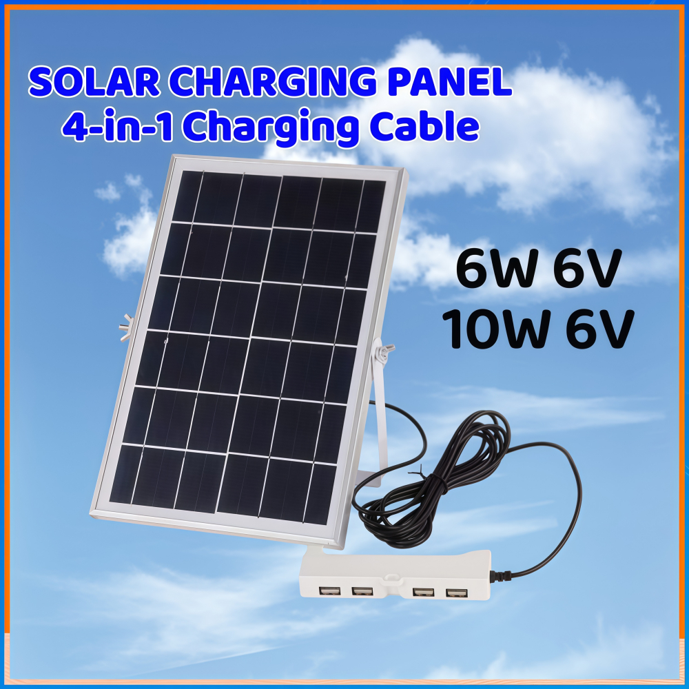 10W Solar USB Charging Panel