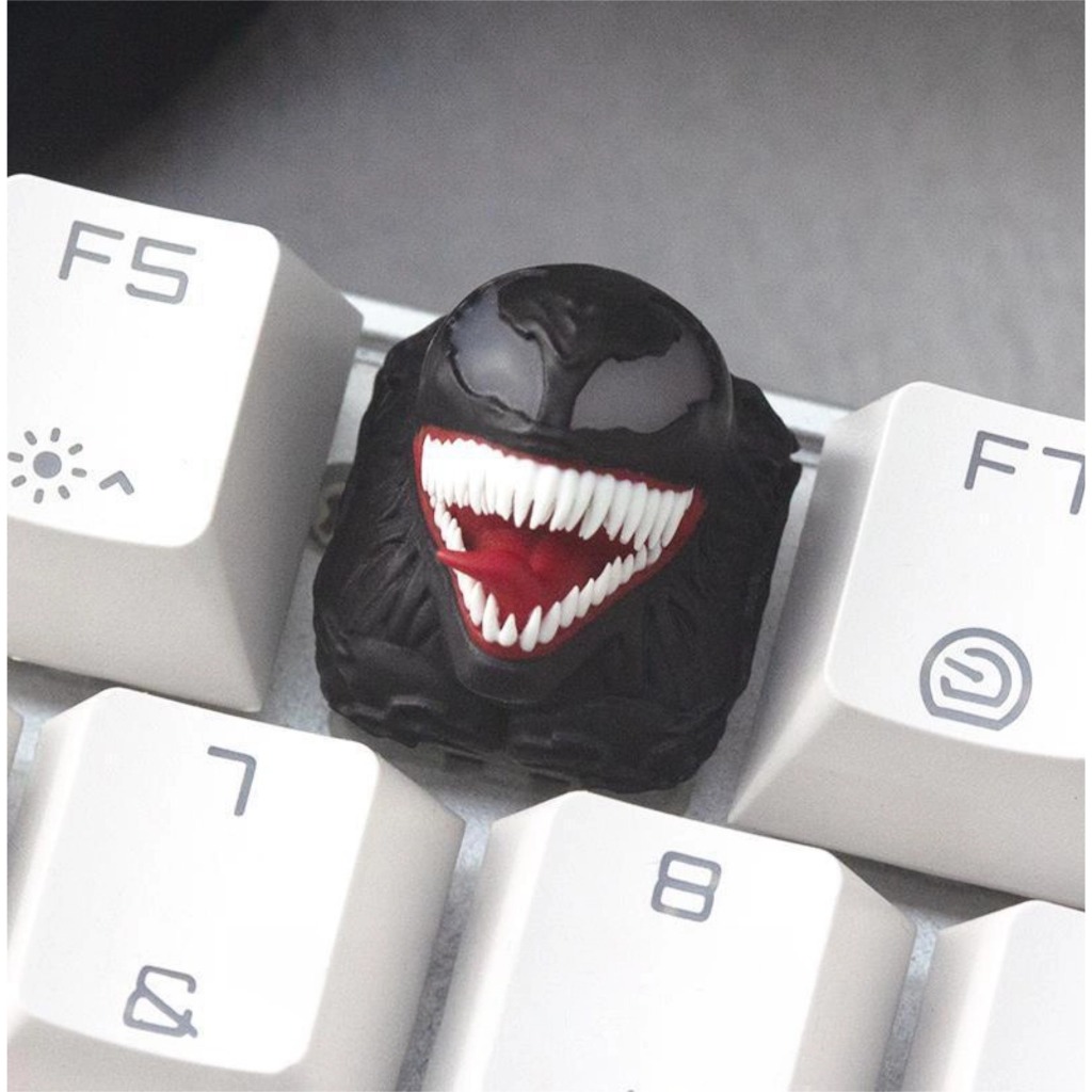 Marvel Venom Artisan Keycap Single Translucent Personalized Creative ...