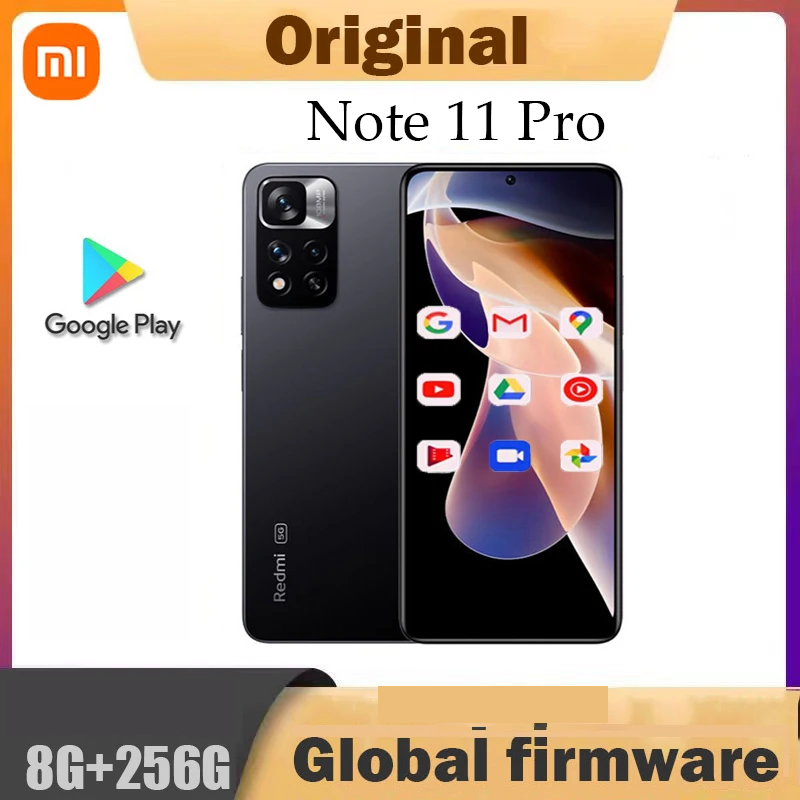 Xiaomi Redmi Note 11 Pro 5G smartphone 108MP Camera Global rom MediaTek ...