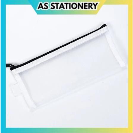 Transparent Mesh Pencil Case File Bag Pen Pouch Pen Bag Stationery ...