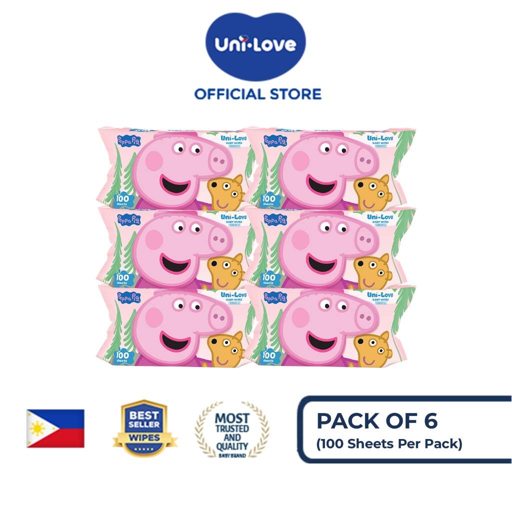 Uni-Love Peppa Pig baby wipes