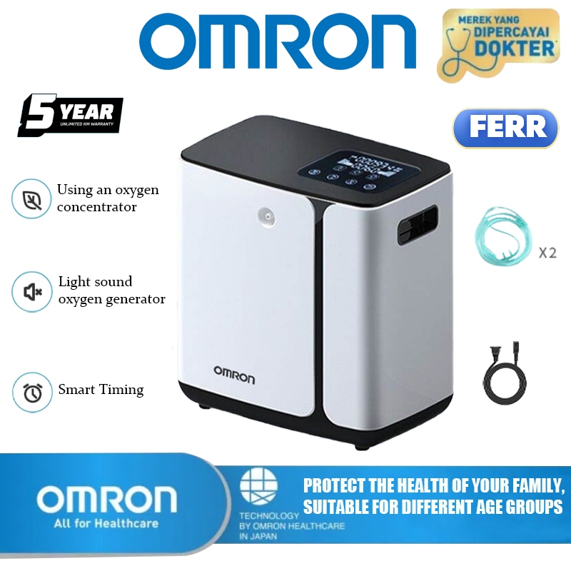 Omron Portable Home Oxygen Concentrator 8-liter Large Capacity, with ...