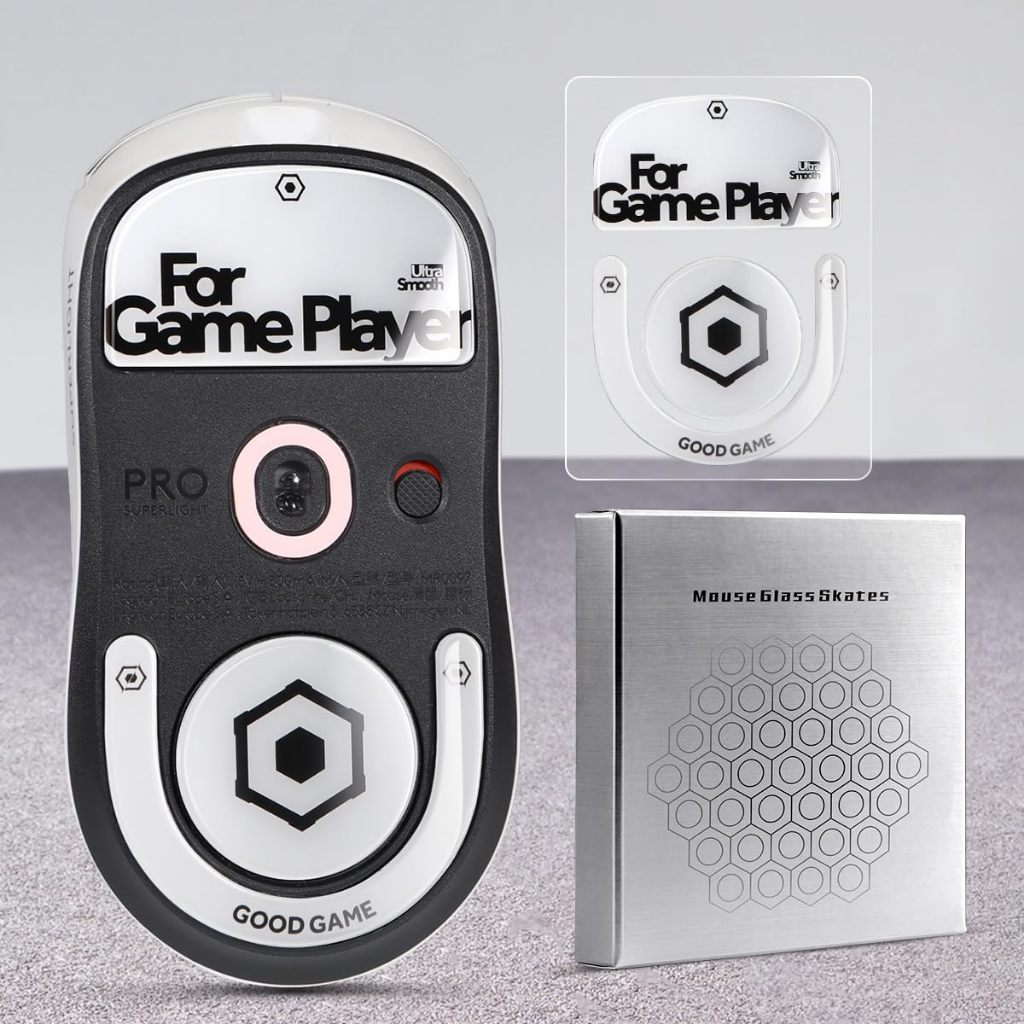 Glass Mouse Skates for Logitech G PRO X Superlight 2 DEX Lightspeed ...