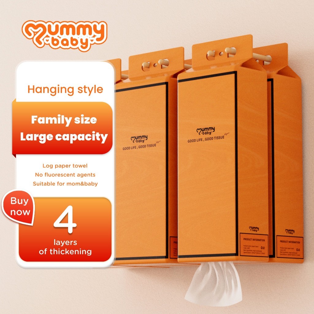 Mummybaby orange Highend Tissue Oversized Wall-Mounted Tissue Paper ...