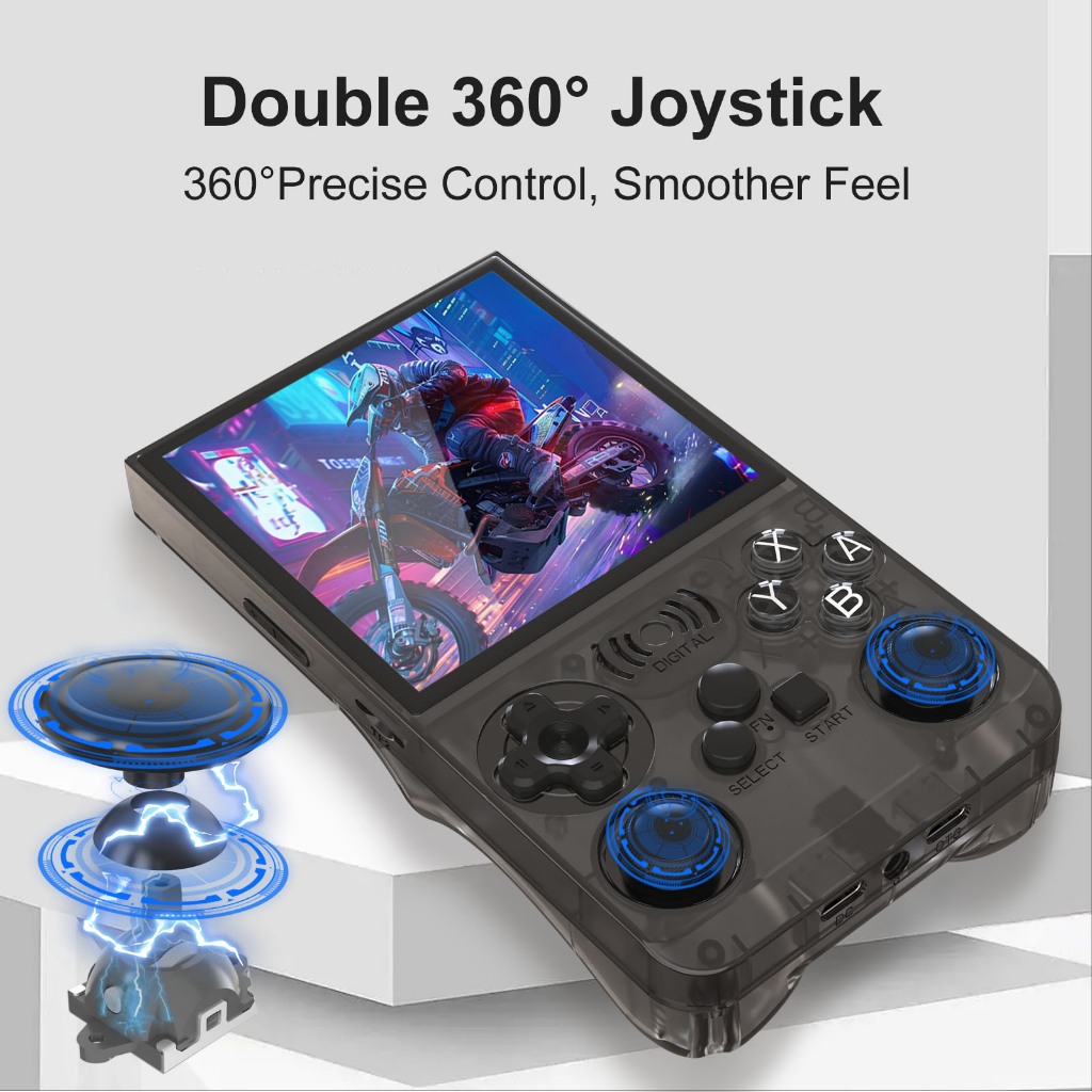 R36 Ultra ANS13 Open Source 4 Inch IPS Screen Retro Handheld Video Game ...