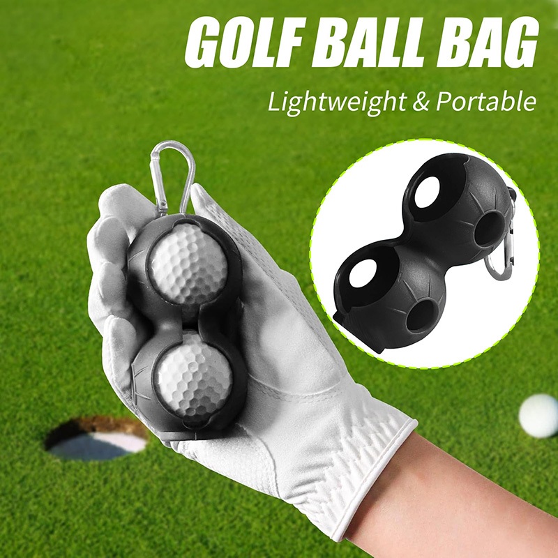 Golf Cover Silicone Protective Cover Easy to Carry Can Hang Ball Set 2 ...