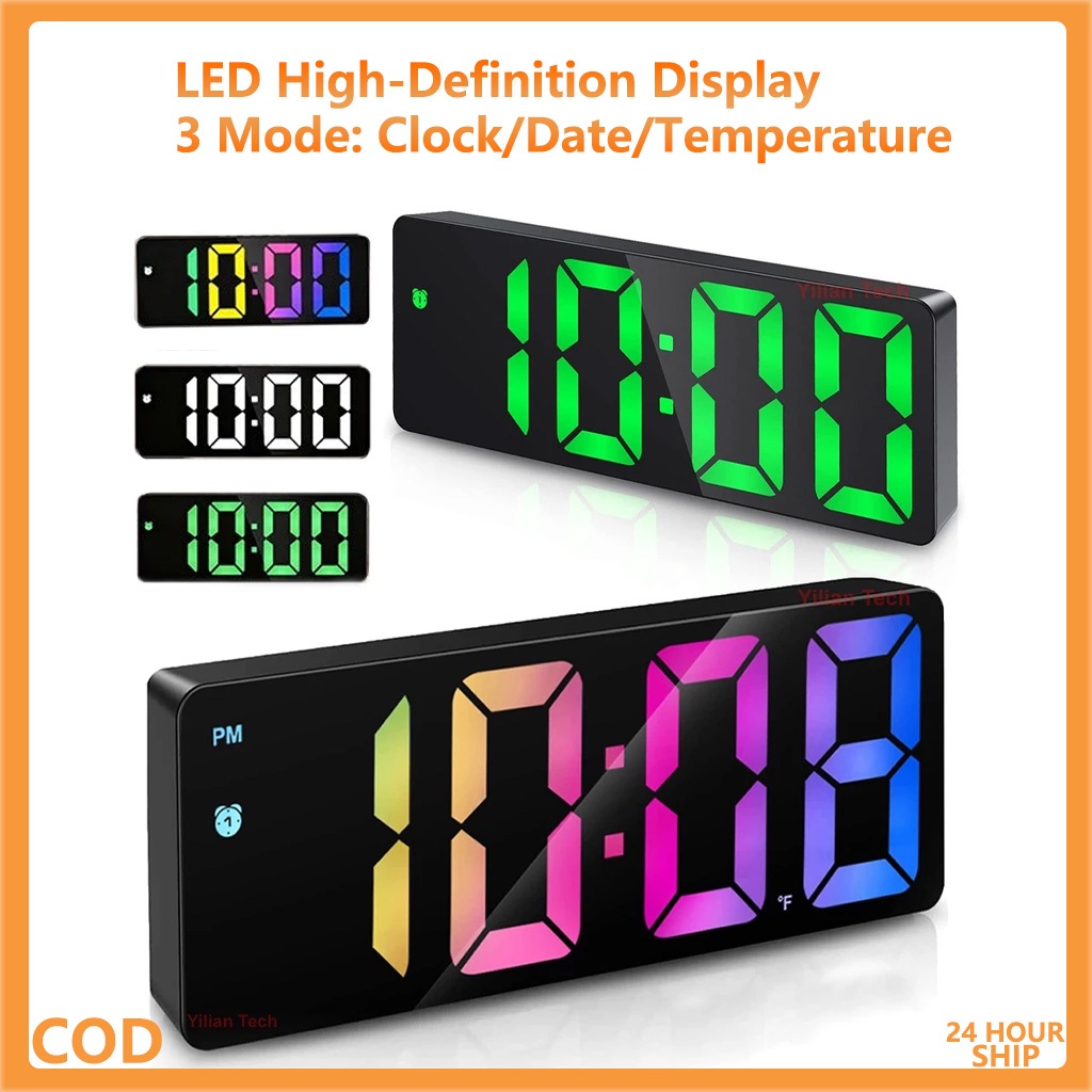 LED Digital Alarm Clock–Voice-Controlled with Temperature Display and ...