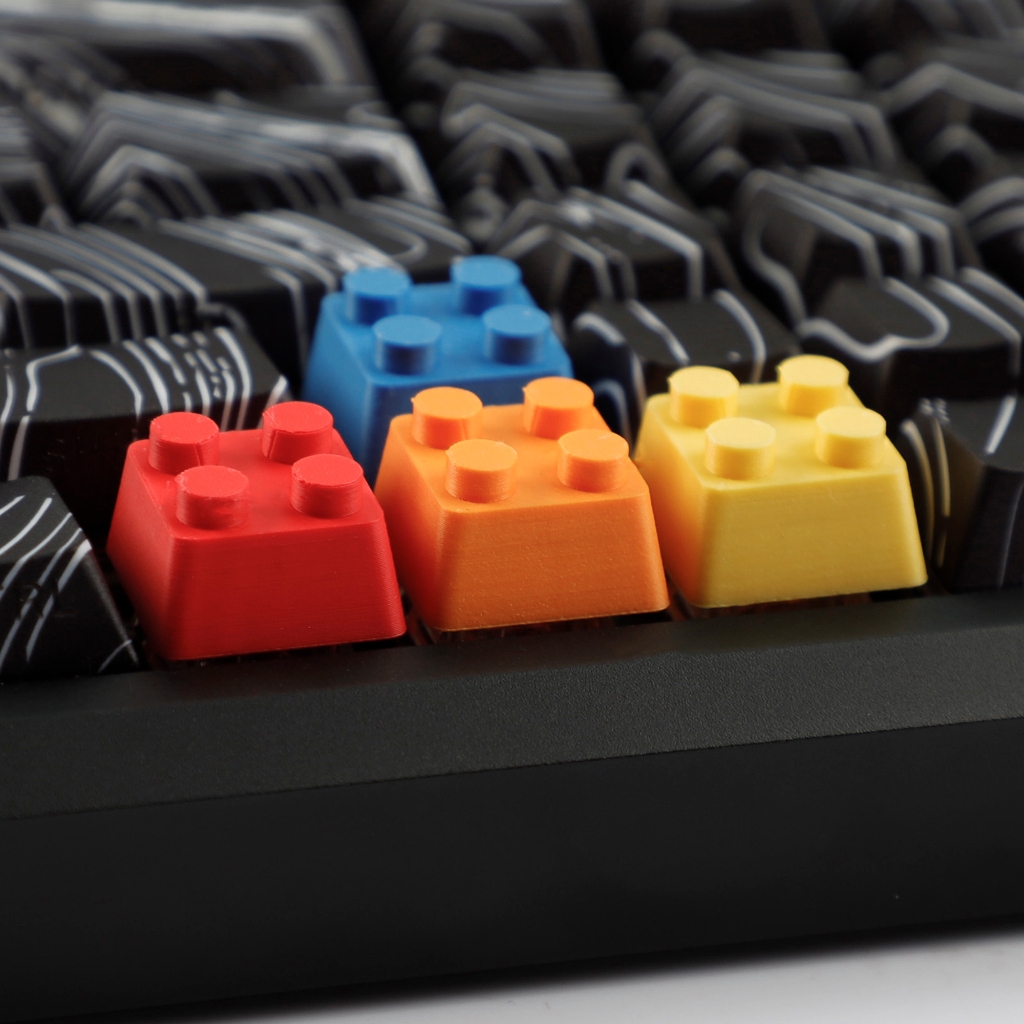 YMDK 4pcs Color Building Block Brick Arrow Keys Creative 3D Printed ...