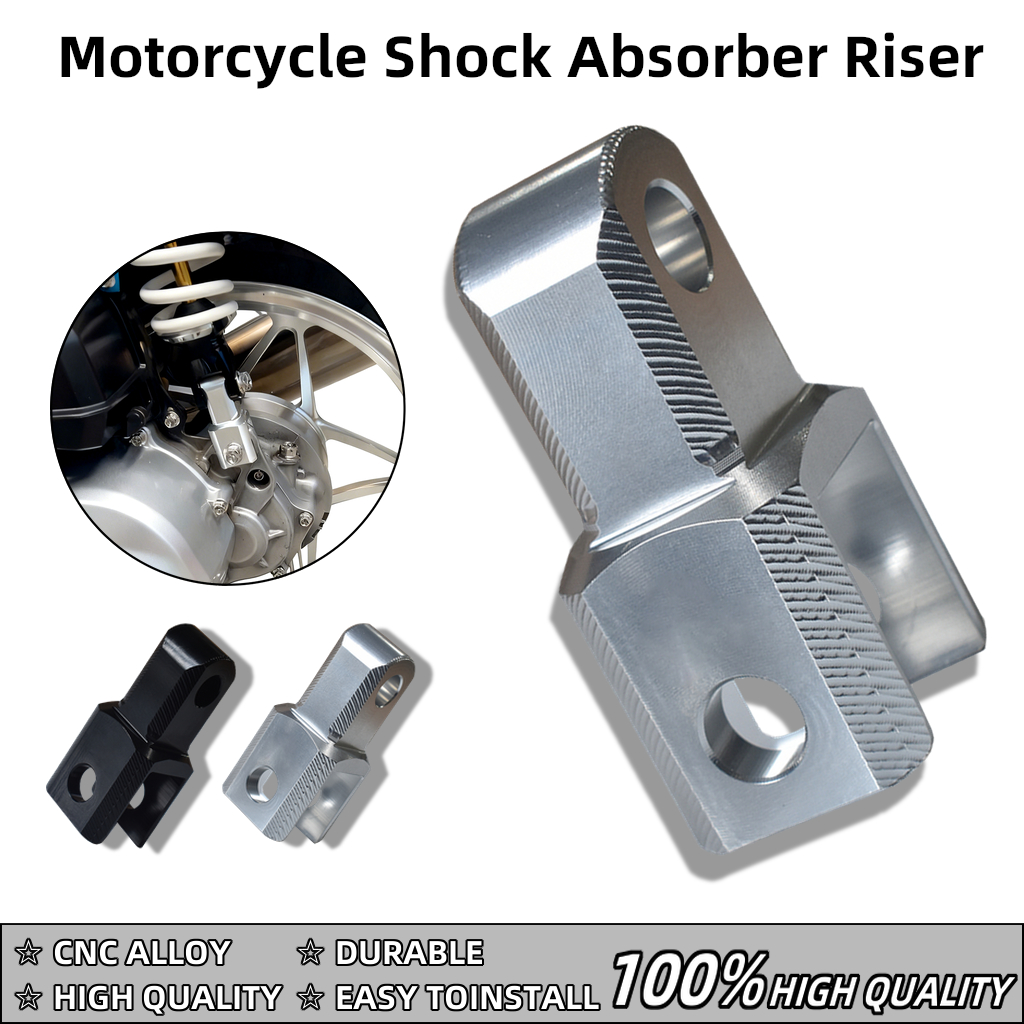 Motorcycle Shock Absorber Riser 7mm - CNC Alloy Lift Kit for 12mm Bore ...