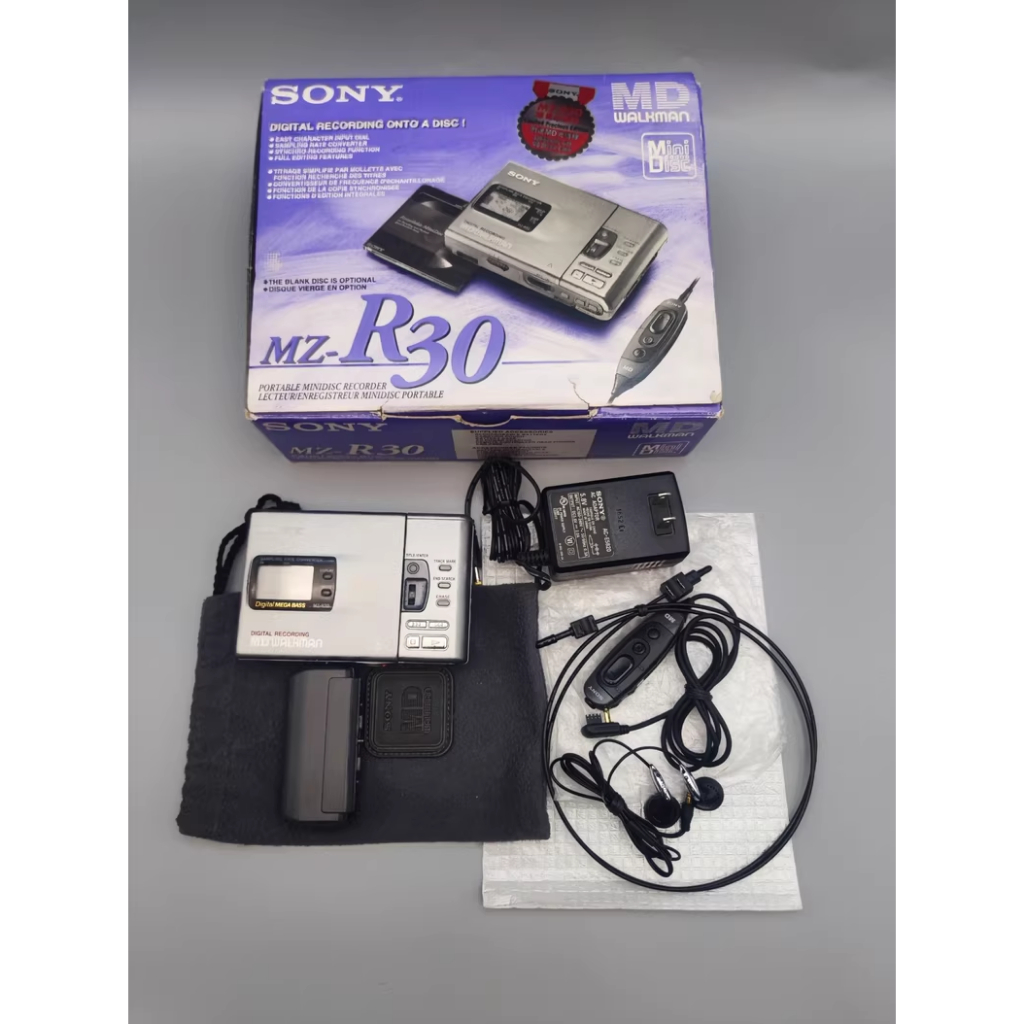 Sony MZ-R30 Portable MD Player (Japan Made, Early High-End Model) with ...