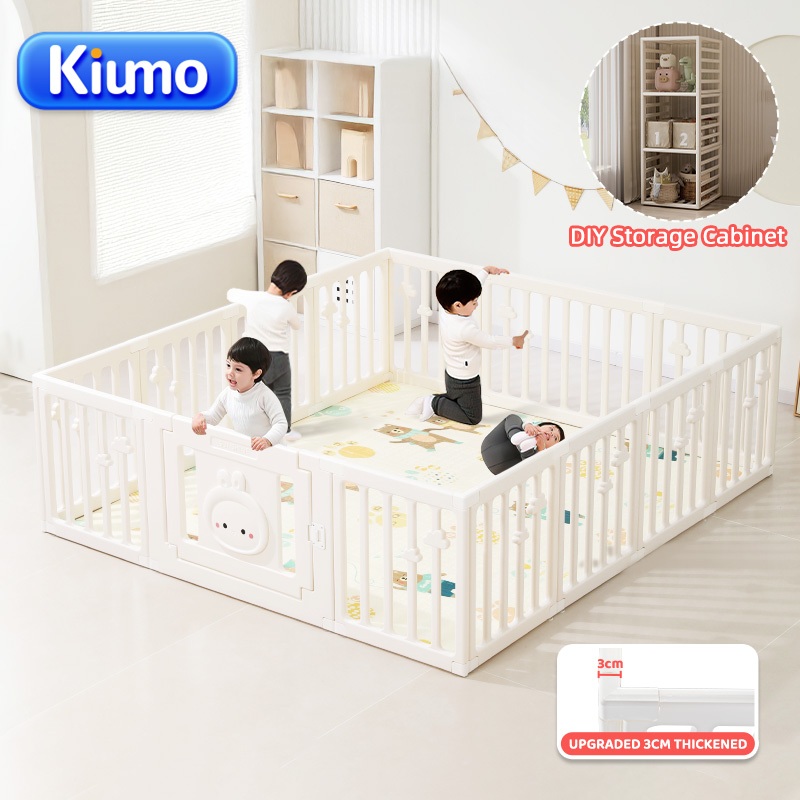 Kiumo Baby Playpen 3CM Thickened Protective Fence Baby Toddler Crawling ...