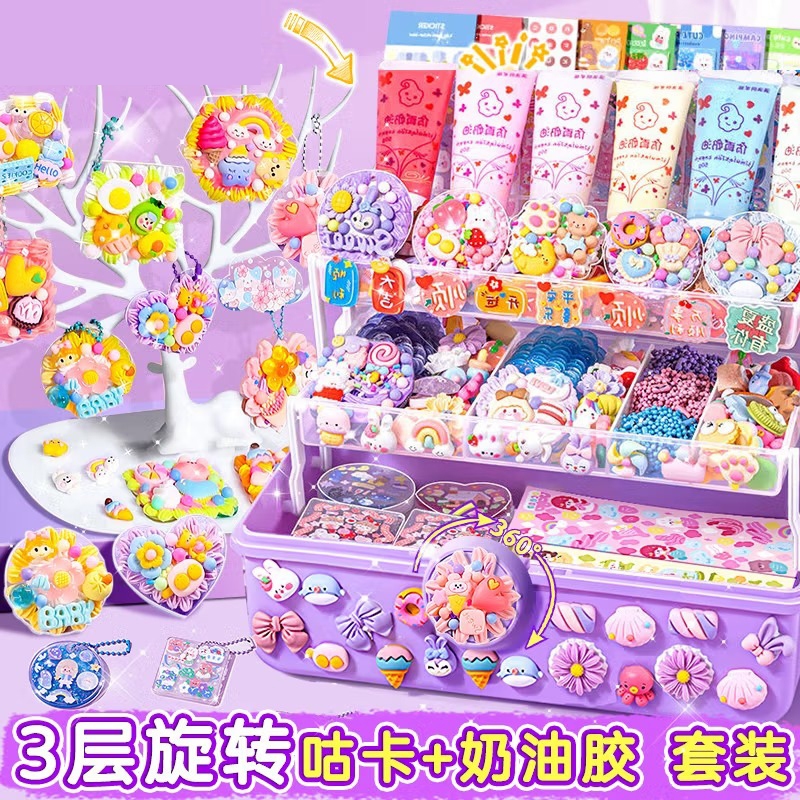 Ready Stock 1008PCS Full Set guka Material Package Sticker Kids ...