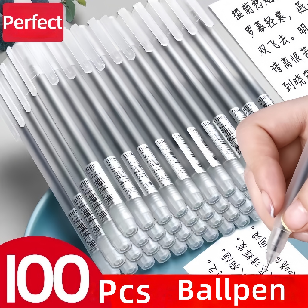 100PCS/Pack 0.5mm Ballpen Sign Pen Ballpen Set Gel Pen Calligraphy Pen ...