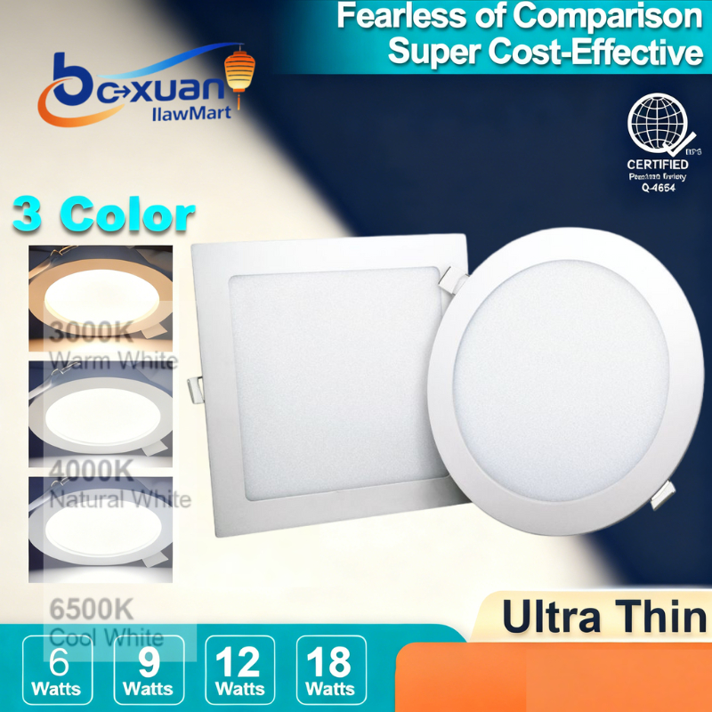 Ultra Thin LED Ceiling Light Pin Light, 3 Colors 3500K/4000K/6500K ...