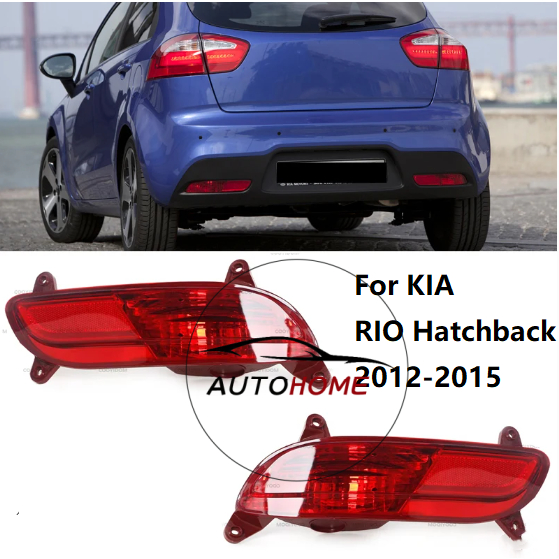 For Kia RIO Hatchback 2012 2013 2014 2015 Car rear bumper light lamp ...