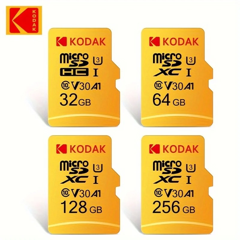 Kodak Mini SD class 10 Micro SD card, 32gb - 256gb capacity, suitable ...