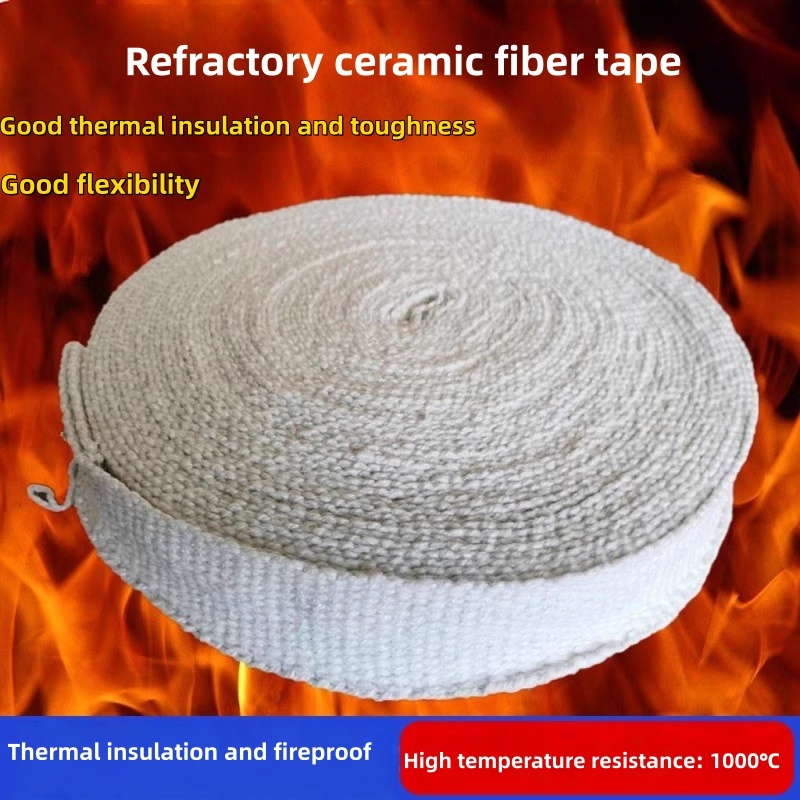 Ceramic Fiber Tape, Heat Resistant Fireproof Cloth, High-Temp Sealing ...