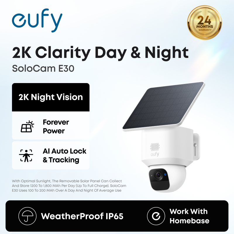 eufy Security SoloCam E30, 6-Cam Kit, Security Cameras Wireless Outdoor ...