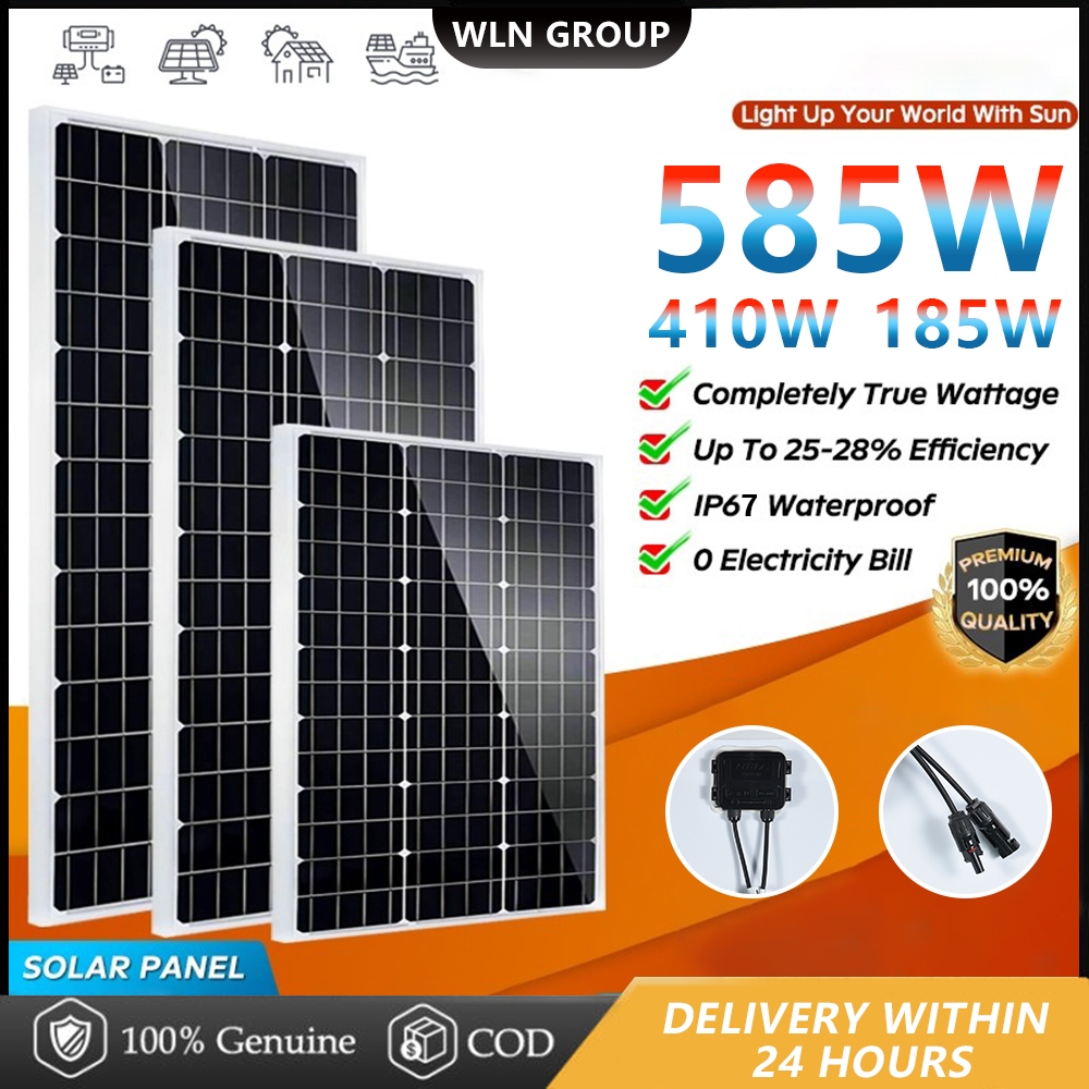 185/410/450/585 Watts Solar Panel Full Power Monocrystalline Silicon ...