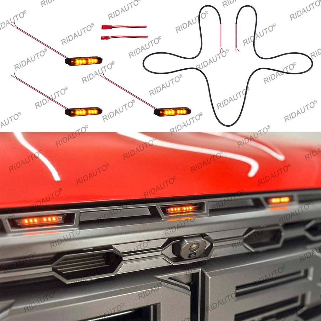 DIY Amber Yellow White LED Pickup Truck Lights For Aftermarket Raptor ...