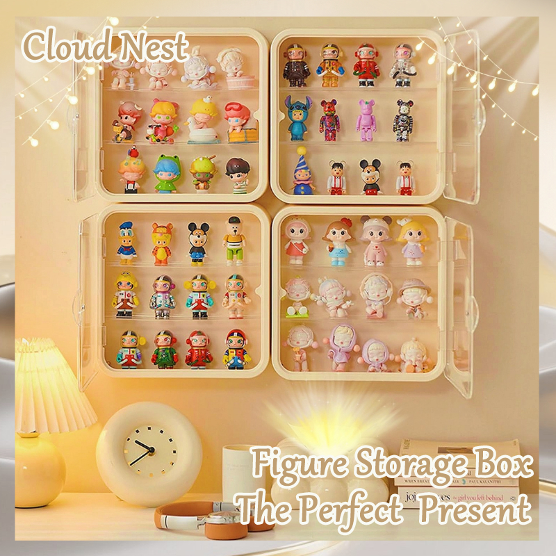 【BUY 1 TAKE 1】Clear Popmart Acrylic Display Rack Wall Mounted or ...