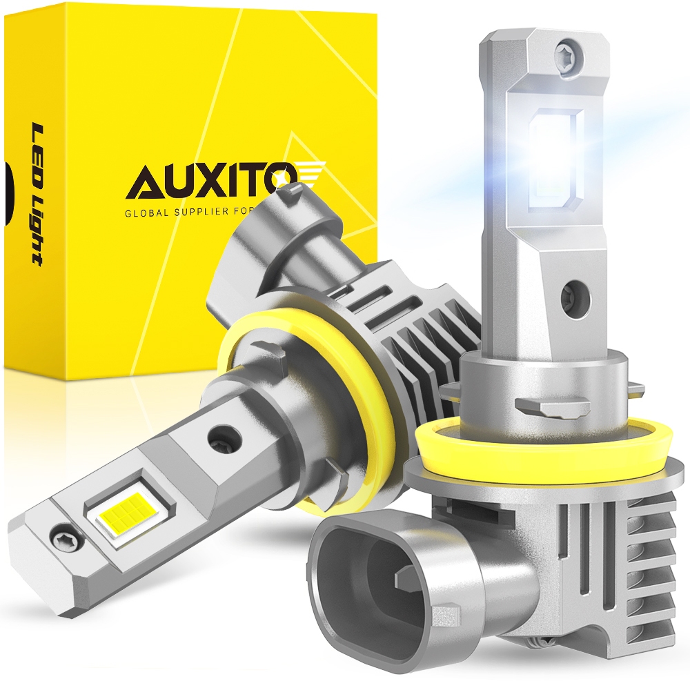 AUXITO 2PCS M6 16000LM 72W H11 Car LED Headlight HB3/9005 H4 Car LED ...