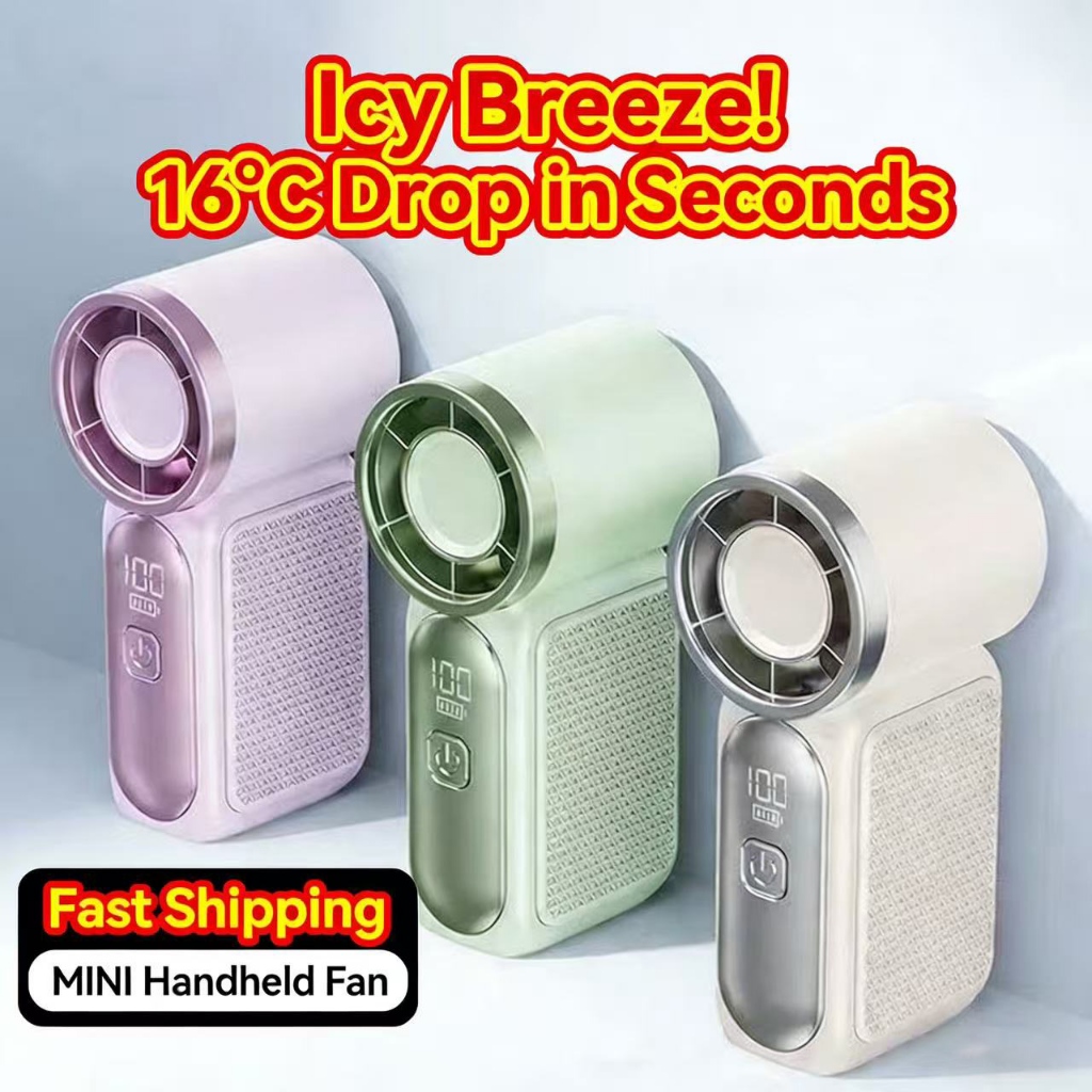 Mini Handheld Fan Life5 3000mah Mini Portable Fan Ultra-Quiet ...
