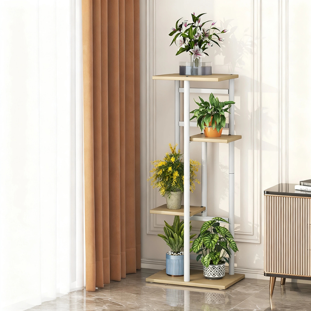 Light Luxury Living Room Vertical Green Plant Rack (Multi-Layer ...