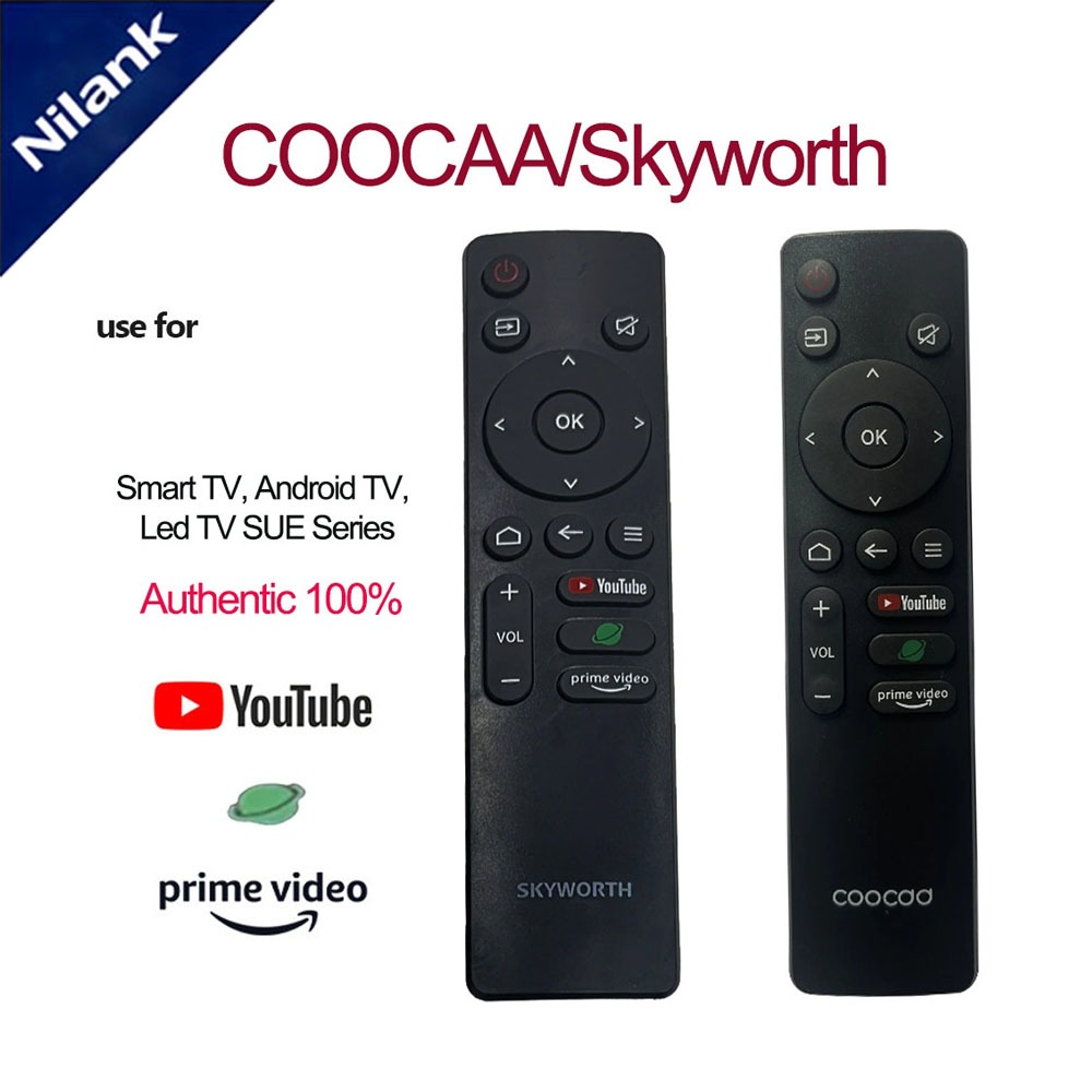 Nilank suitable for Skyworth/Coocaa LCD Smart TV Remote Control (100% ...
