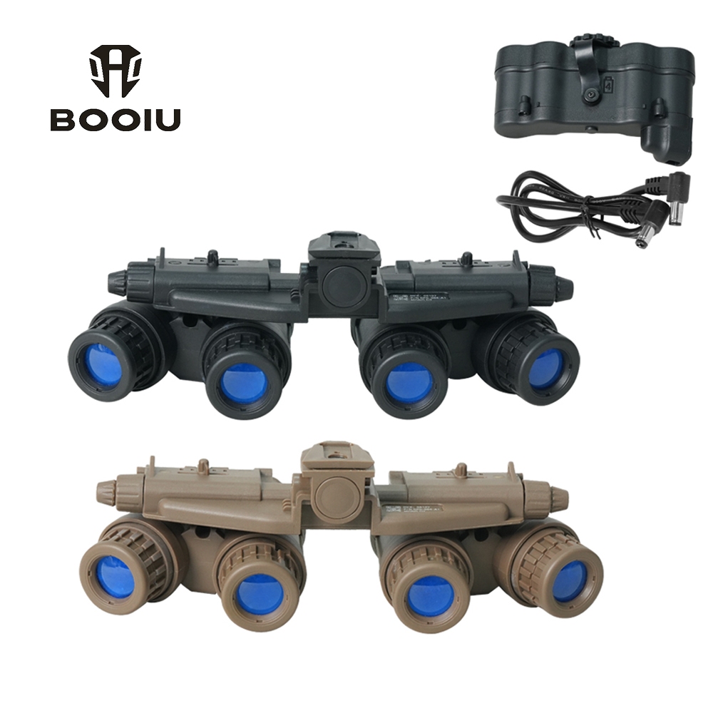BOOIU GPNVG18 Four-eye Night Vision Goggles Model with Battery Case NVG ...