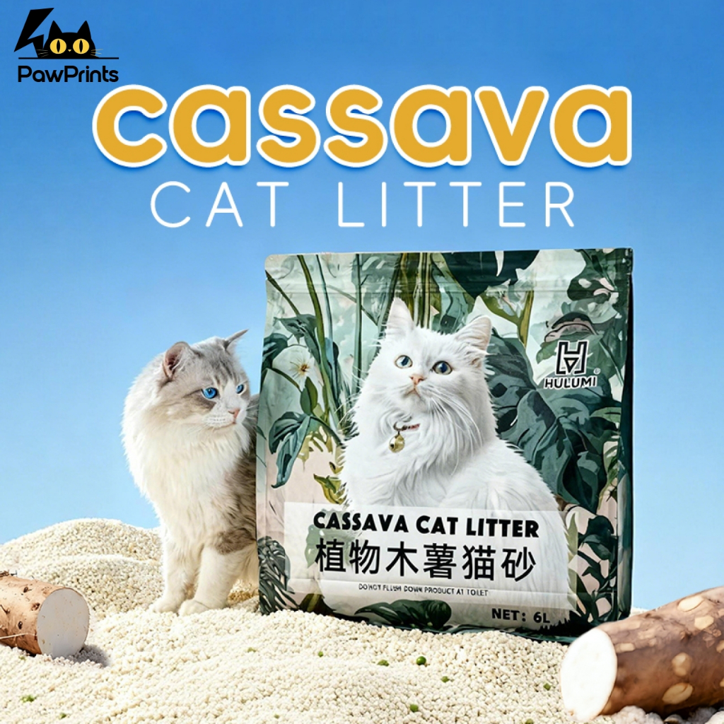 View of 10kg Natural Cassava Cat Litter litter Cat Litter Sand 100% Organic ...