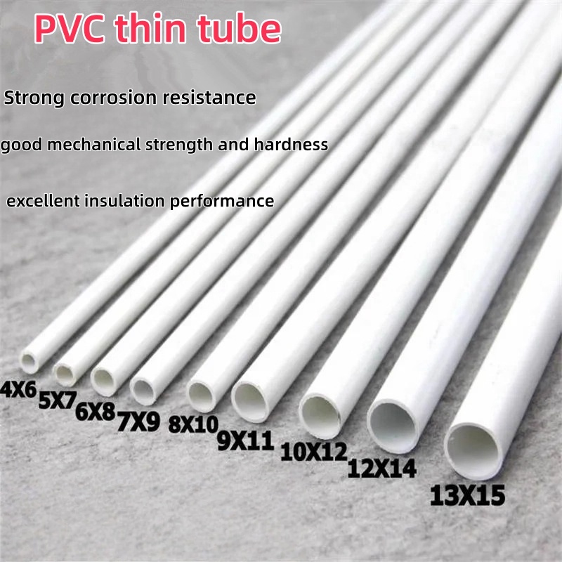 Small Bore Rigid PVC Conduit - Thin White Plastic Tubing, Capillary ...