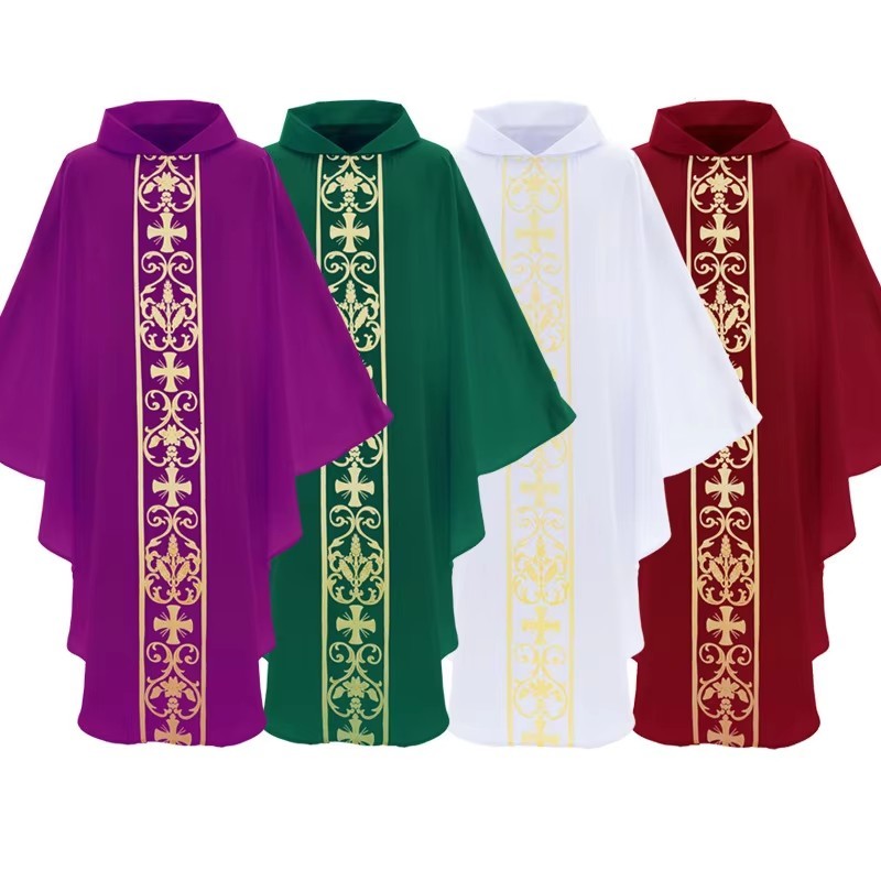 Medieval Priest Religious Robe Cosplay Costume Costume Robe Church ...