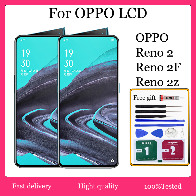 Original AMOLED For OPPO Reno 2 Reno 2F Reno 2Z LCD Display Touch ...