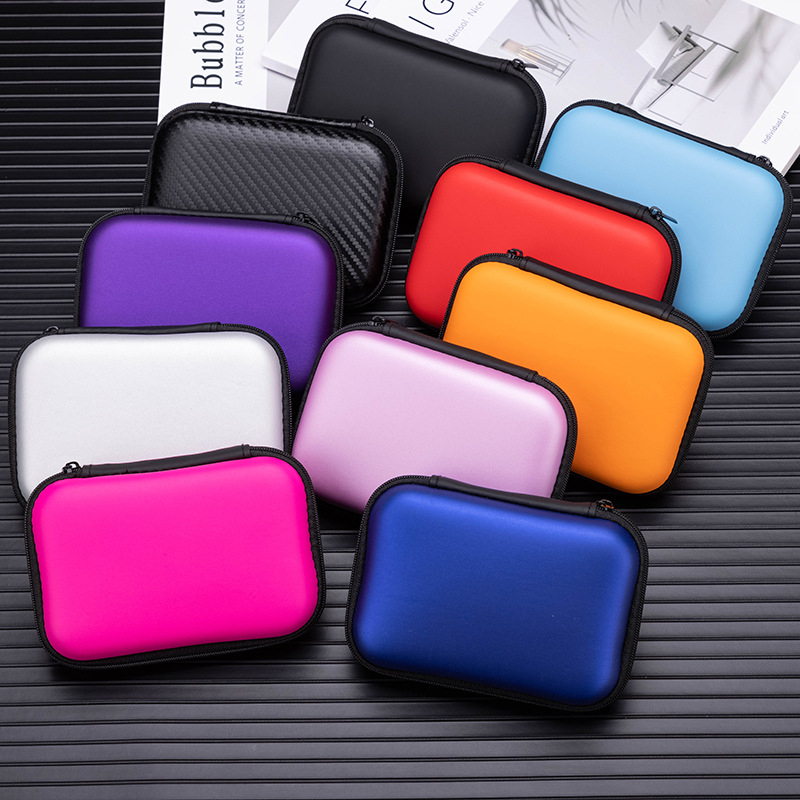 Portable Mini 3C Hard Shell Digital Gadgets Storage Bag Artificial ...