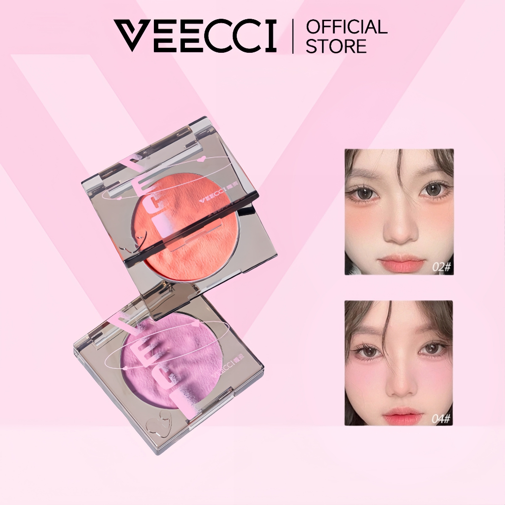 VEECCI Natural Glowing Blush Pigmented ,Waterproof, Moisturizing Face ...