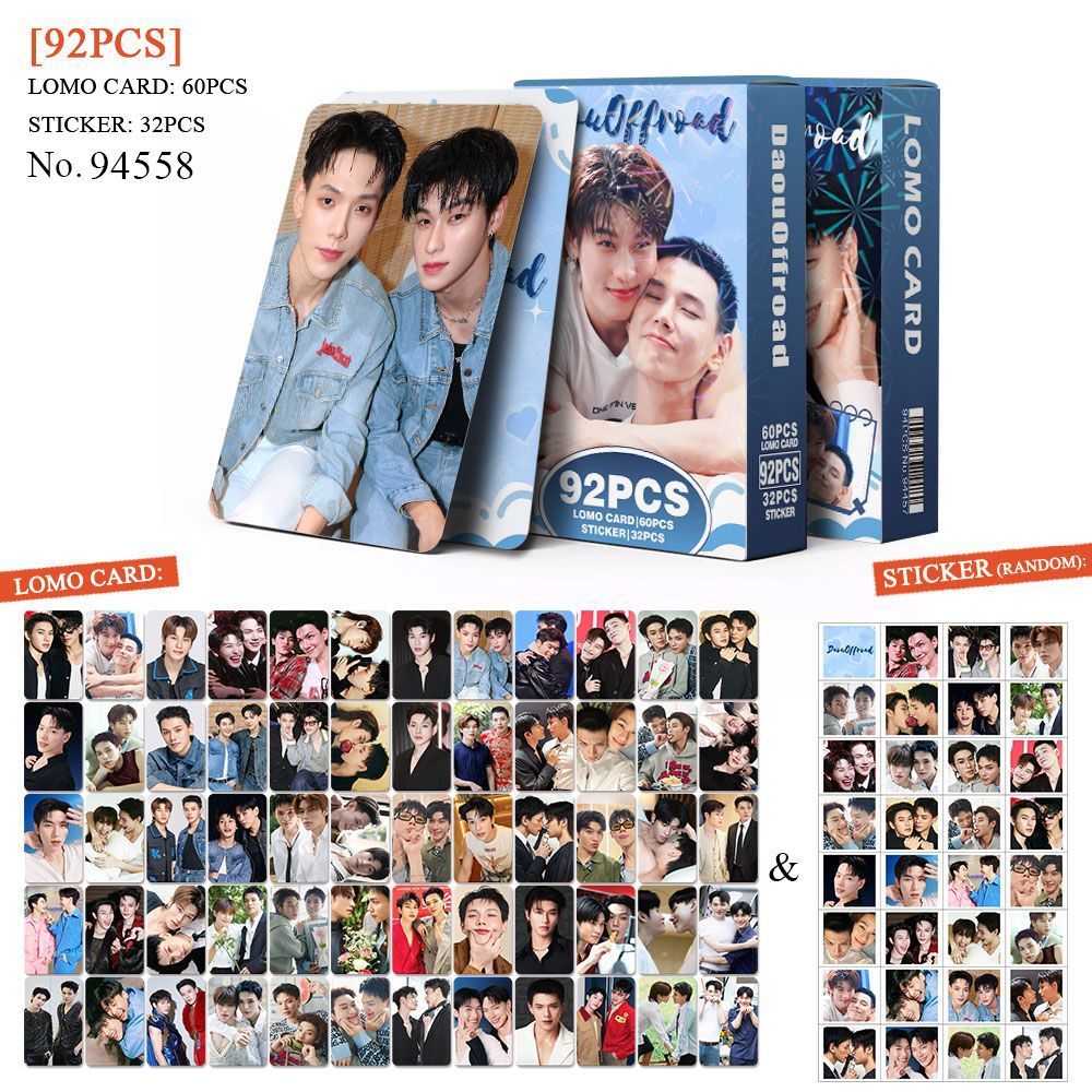 92-124pcs Thai Star GMMTV ATLAS ENGLOT Lomo Cards Pondphuwin LINGORM ...