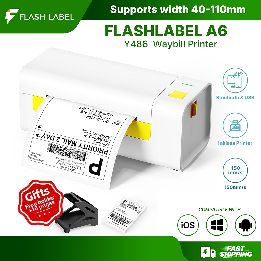 Thermal Printer Print Orders, A6 thermal Label Printers USB & Bluetooth ...